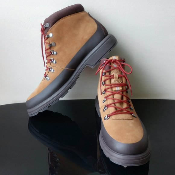 UGG Men's Biltmore Waterproof Suede Boot in Cool & Popular UGG Chestnut Color - Picture 14 of 16